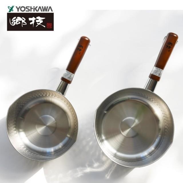 【YOSHIKAWA吉川鄉技】日本新潟燕三條 職人 不鏽鋼 21-0 雪平鍋 18cm 泡麵鍋 YJ2553 日製-細節圖6