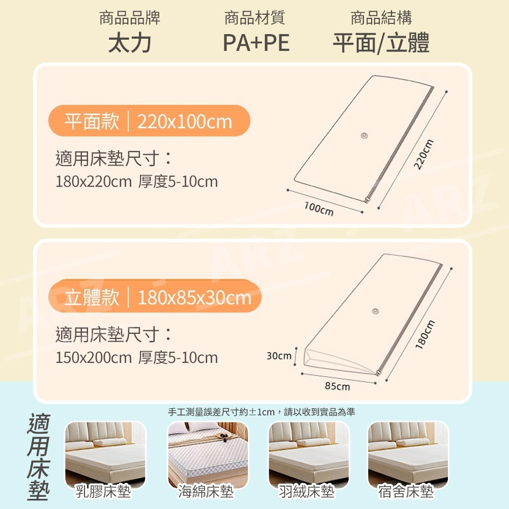 太力 乳膠床墊真空壓縮袋【ARZ】【E073】宿舍床墊 羽絨被 棉被收納袋 抽氣真空袋 床墊收納袋 搬家 露營 壓縮袋-細節圖11
