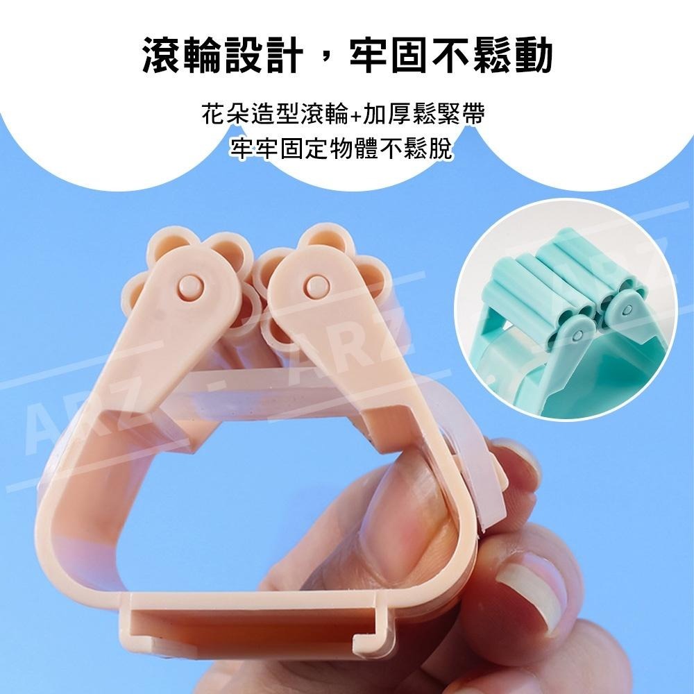 免釘滾輪掛架【ARZ】【D091】耐重 黏貼牢固 掃具收納 掃具掛架 掛架 拖把掛架 拖把架 掃把架 收納掛架 免釘架-細節圖5