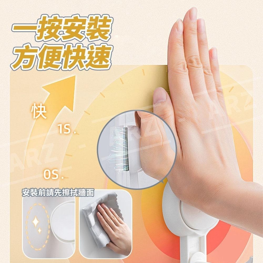 太力 無痕強力吸盤浴巾架 【ARZ】【E068】免釘浴巾架 抹布架 毛巾架 浴室收納架 門後掛架 無痕掛勾架 無痕掛鉤架-細節圖2