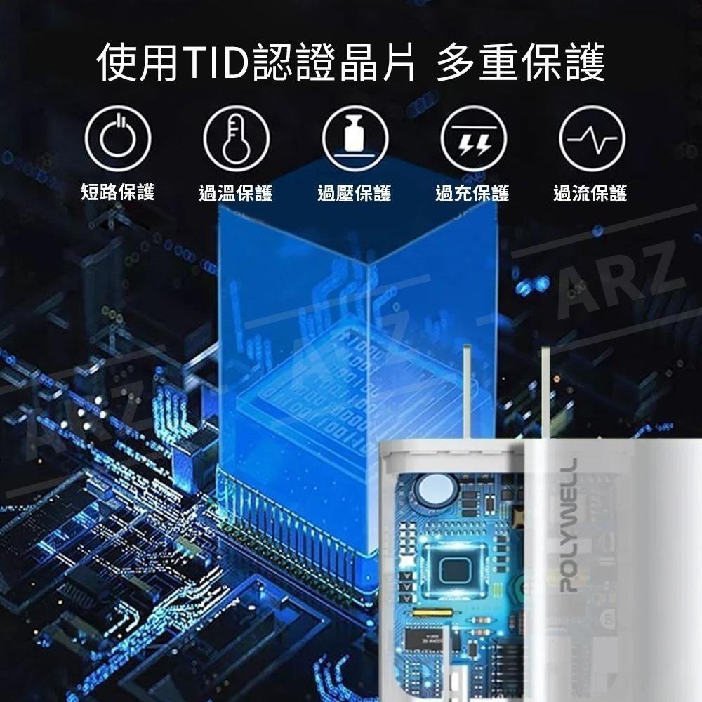 PD快充組 快充頭+快充線 30W【ARZ】E004 E009 Polywell 蘋果 安卓 充電組 TypeC 充電線-細節圖4