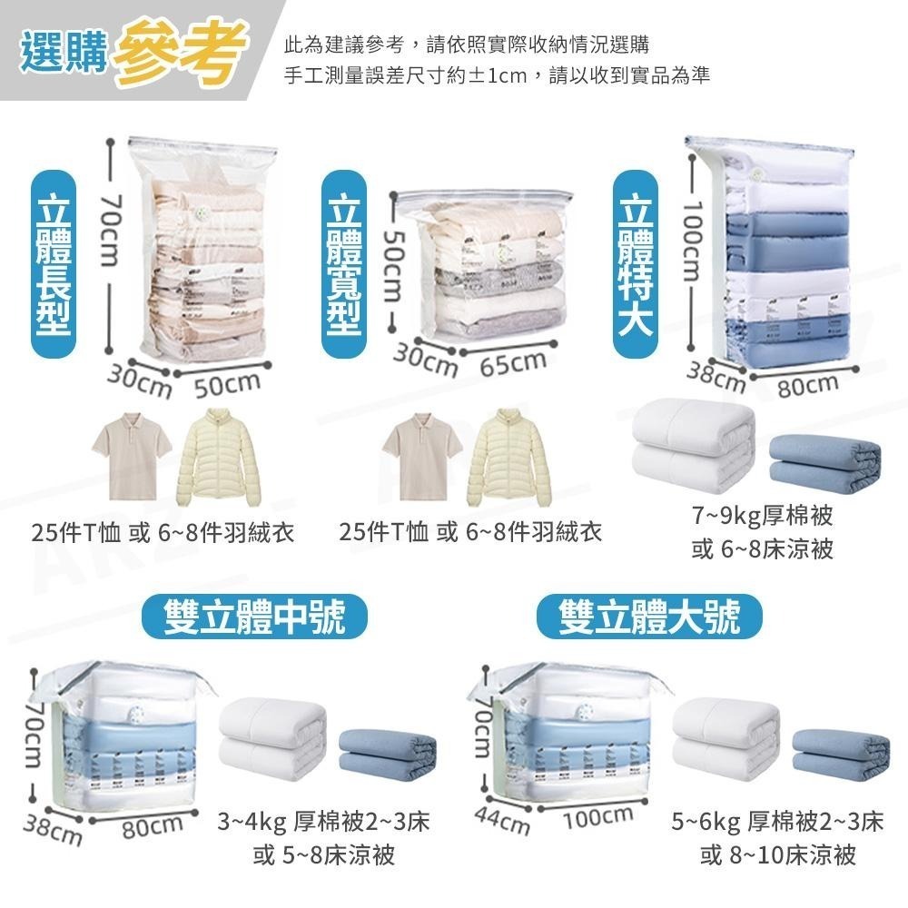太力 真空壓縮袋【ARZ】【E075】棉被壓縮袋 真空壓縮收納袋 衣服收納袋 衣物收納袋 搬家袋 衣櫃收納袋 真空收納袋-細節圖9
