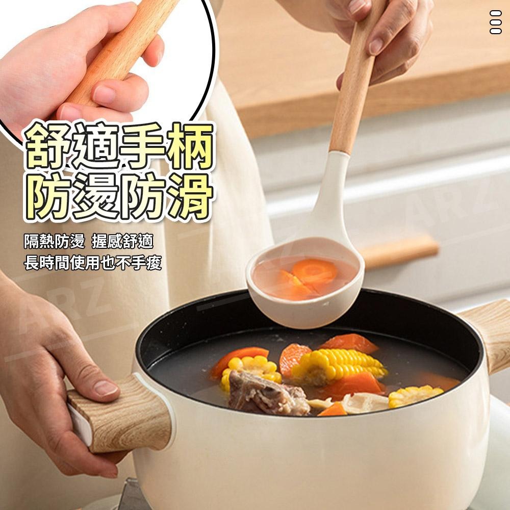 矽膠廚具 12件組【ARZ】【E112】食品級 不沾鍋 鍋鏟 撈麵勺 打蛋器 湯勺 食物夾 刮刀 廚房用具 烘焙 露營-細節圖8