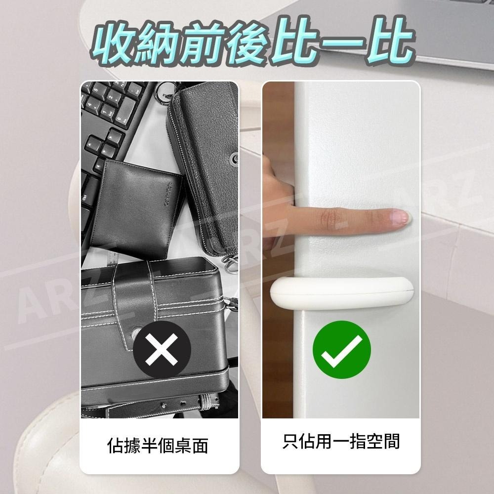 圓形桌邊掛勾【ARZ】【D207】掛包神器 隨身掛勾 可移動掛鉤 防盜扣 環型掛鉤 包包掛勾 圈圈掛勾 攜帶式掛鉤 吊勾-細節圖2