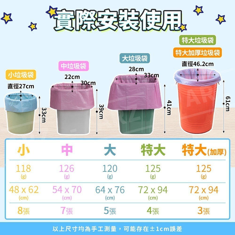 佳佳垃圾袋 小/中/大/特大 台灣製【ARZ】【D194】足量耐扯 垃圾清潔 家用垃圾袋 環保垃圾袋 新款垃圾袋 清潔袋-細節圖9