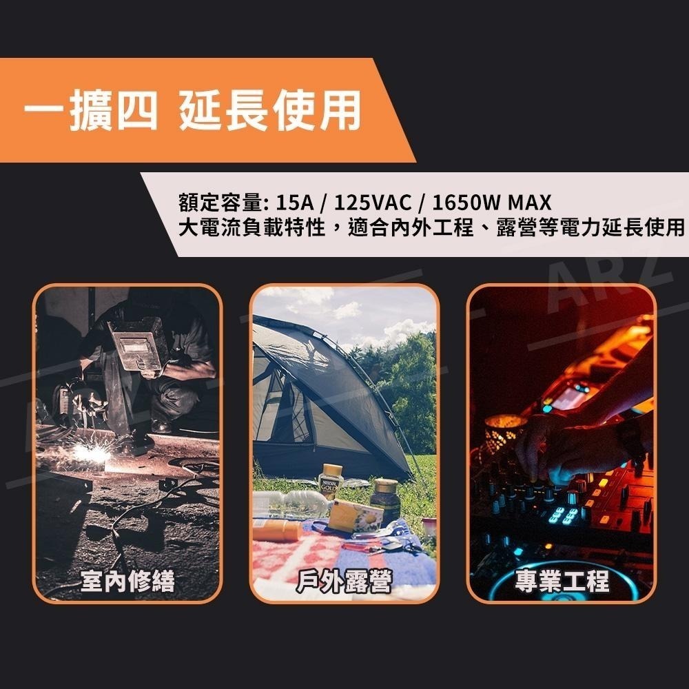 PowerSync 群加延長線輪座【ARZ】【D196】輪座式延長線 輪座式動力線 動力延長線 超長延長線 露營延長線-細節圖4