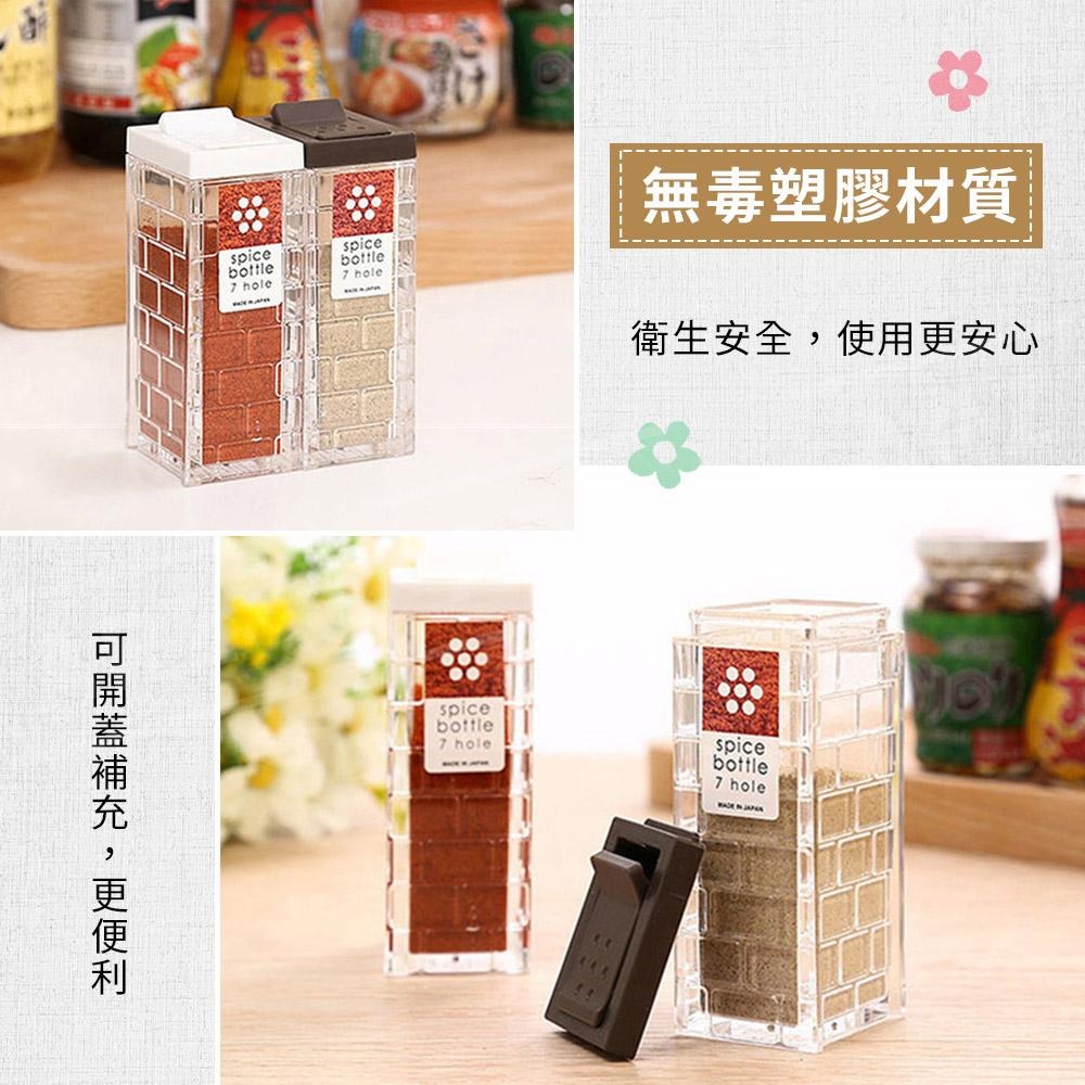 透明調味料罐【ARZ】【C033】日本製 調味罐 調味料罐 醬料瓶 密封調味罐 調味瓶 鹽罐 胡椒粉罐 調味盒 調味料瓶-細節圖6