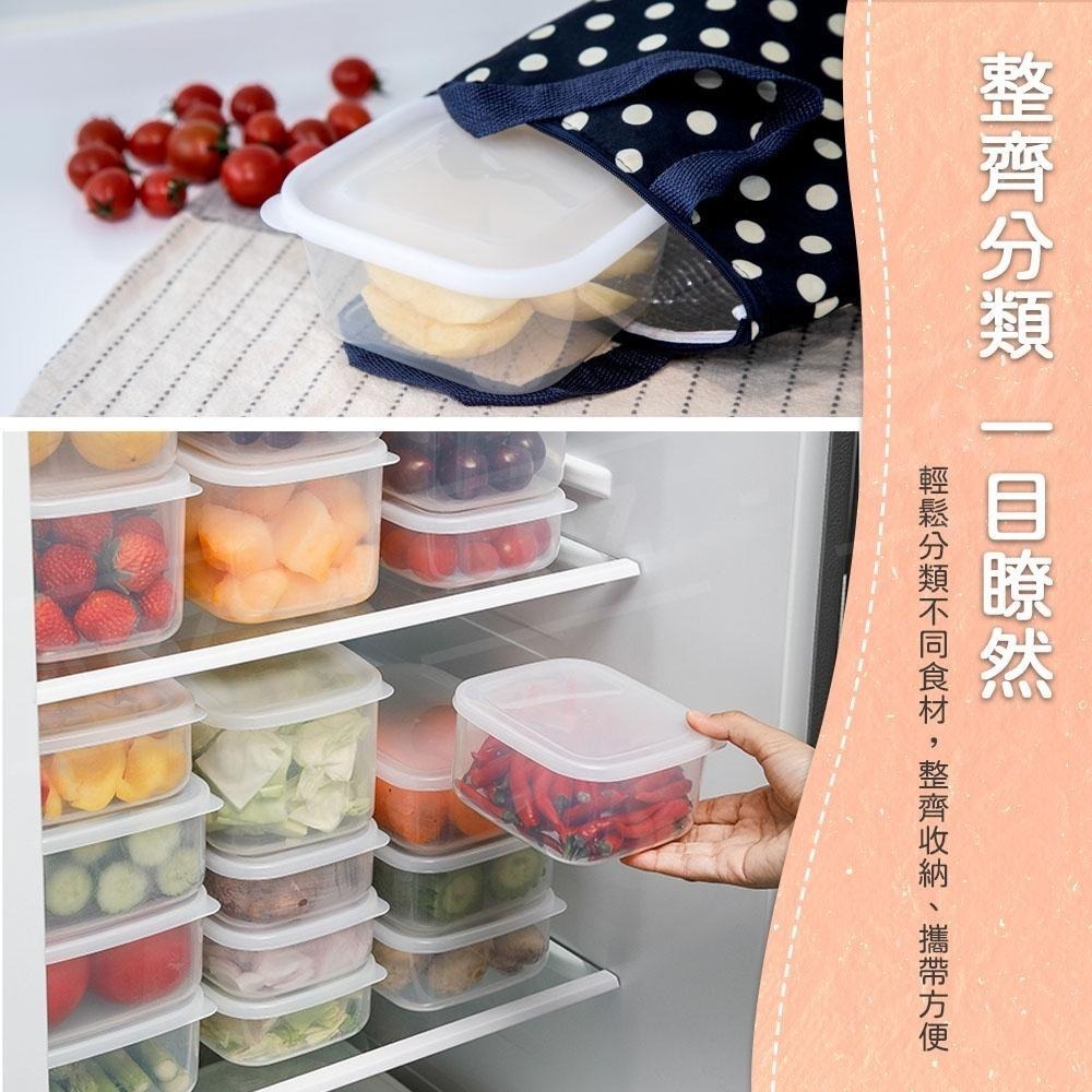 NAKAYA 日本製多用途保鮮盒【ARZ】【B394】可微波 密封盒 收納盒 食物保存盒 透明保鮮盒 微波盒 便當盒-細節圖3