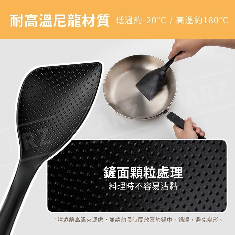 不沾鍋煎鏟 炒飯匙 日本製【ARZ】【C036】鍋鏟 炒鏟 炒菜匙 煮飯鍋鏟 塑膠煎匙 平煎匙 拌炒匙 翻炒鏟 平煎鏟-細節圖4