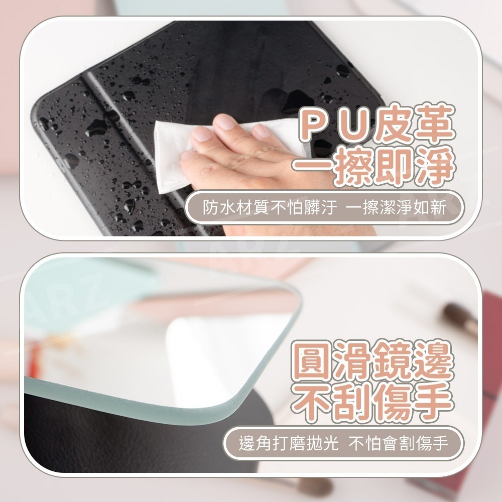 折疊隨身鏡子 大/中/小 不刮手【ARZ】【E176】小鏡子隨身折疊鏡 鏡子化妝鏡 桌上鏡 立鏡 手持鏡 美妝鏡 梳妝鏡-細節圖6