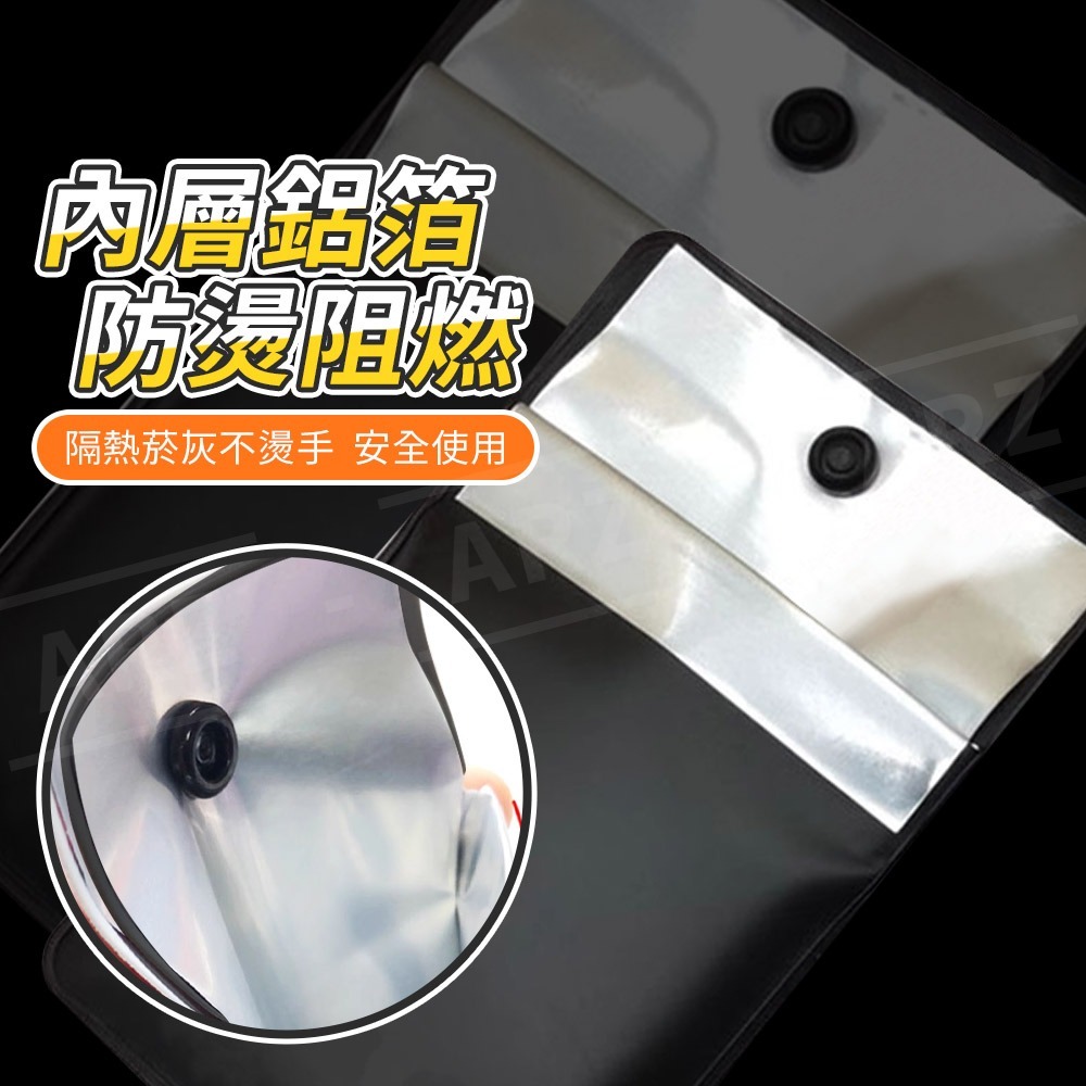 熄菸袋 煙灰袋 攜帶式煙灰缸【ARZ】【E167】防水加厚 不掉煙灰煙套 車用煙灰缸 隨身煙灰缸 煙蒂盒 零錢袋 收納袋-細節圖3