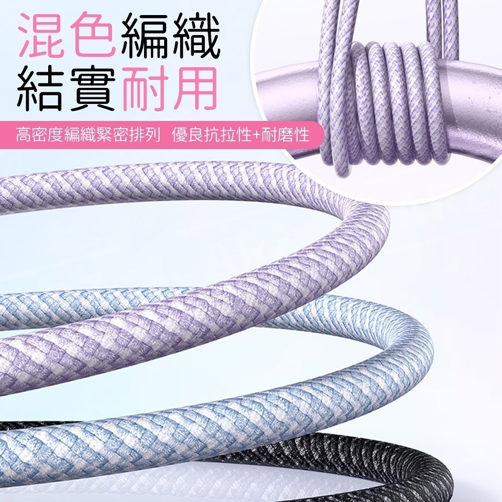 Mcdodo 編織充電線【ARZ】【E209】傳輸線 iPhone系列 充電線 Type C 快充線 Apple充電線-細節圖6