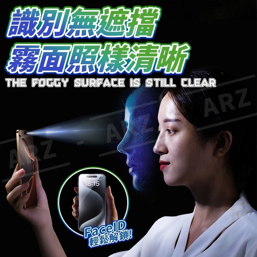 霧面保護貼 滿版 玻璃貼【ARZ】【F140】防指紋 保護貼 手機保護貼 適用 iPhone 17 16 Pro Max-細節圖7