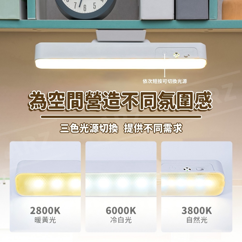 aibo LED 閱讀燈 磁吸燈【ARZ】【G105】護眼檯燈 USB 檯燈 書桌燈 桌燈 燈條 床頭燈 小夜燈 工作燈-細節圖4
