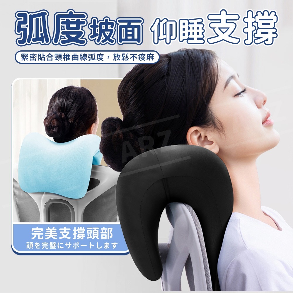 午睡枕 趴睡枕【ARZ】【G106】透氣記憶棉 午休枕 趴睡 枕頭 午覺枕 靠枕 趴趴枕 辦公室枕頭 頭枕 頸枕 護頸枕-細節圖3