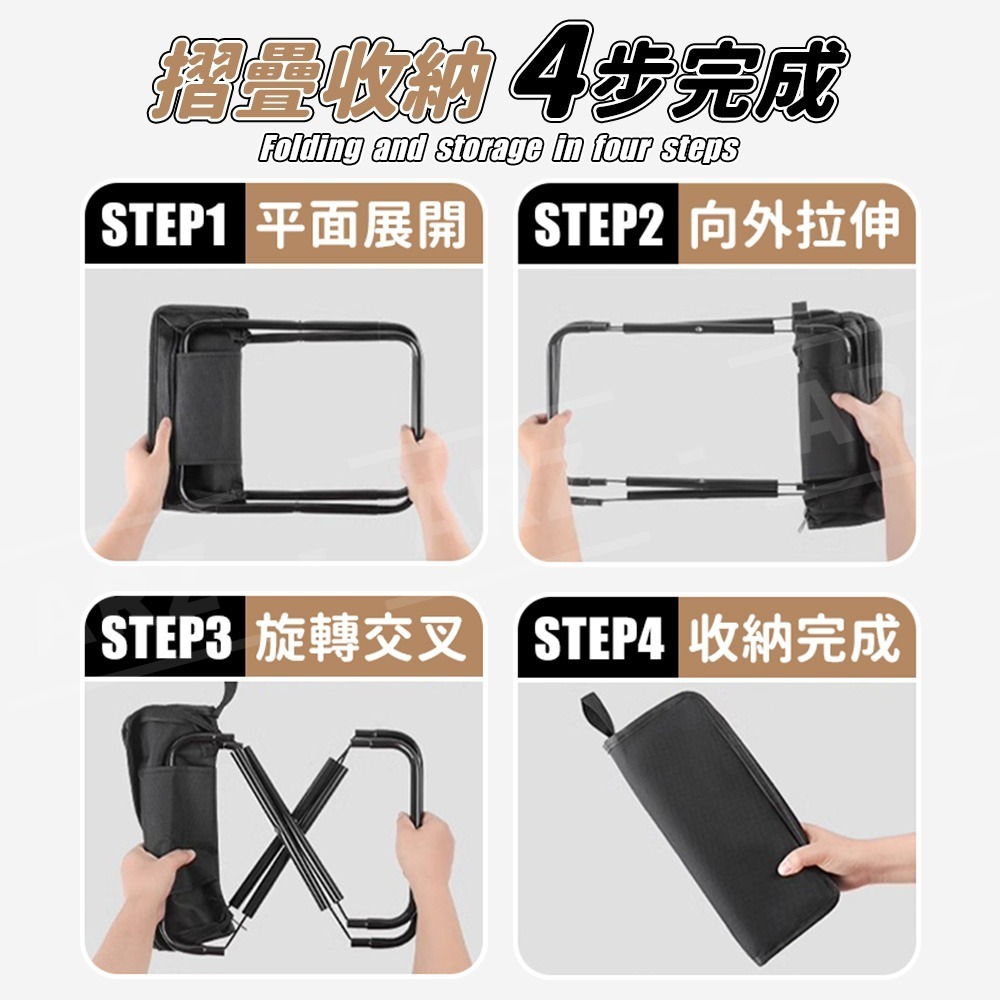 隨身手包 折疊椅 口袋椅【ARZ】【G107】摺疊椅 露營椅 野餐椅 露營折疊椅 釣魚椅 童軍椅 椅子 矮凳 椅凳 板凳-細節圖8