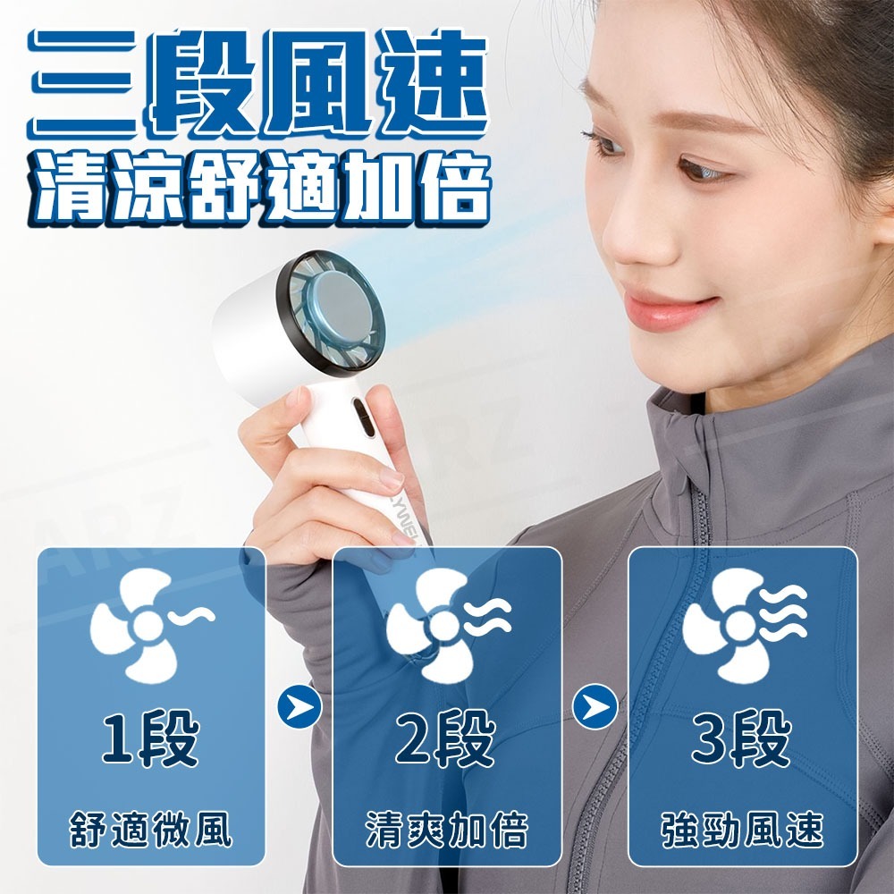 Polywell扣環式 手持風扇 冰敷風扇【ARZ】【G136】降溫 製冷風扇 隨身風扇 迷你風扇 USB風扇 渦輪風扇-細節圖4