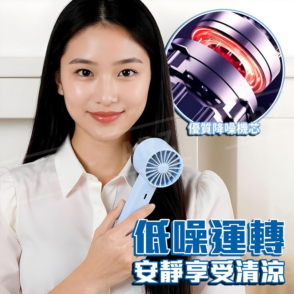 Polywell扣環式 手持風扇 冰敷風扇【ARZ】【G136】降溫 製冷風扇 隨身風扇 迷你風扇 USB風扇 渦輪風扇-細節圖6