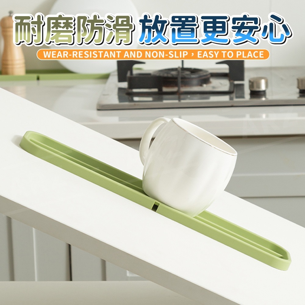鍋蓋收納墊 階梯式 矽膠瀝水墊【ARZ】【G154】鍋蓋墊 防滑墊 瀝水墊 廚房瀝水墊 防水墊 窄縫鍋蓋收納墊 流理台墊-細節圖8