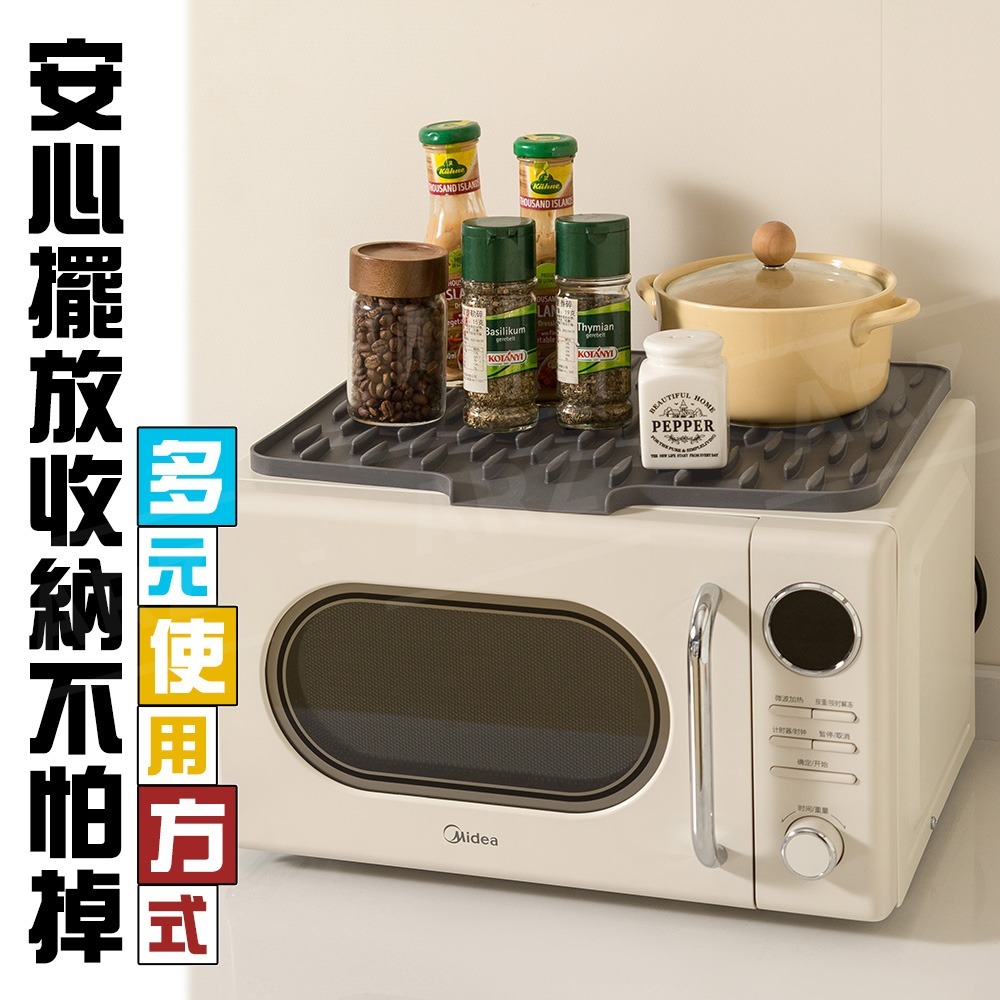 斜坡瀝水墊 廚房瀝水墊【ARZ】【G153】水槽瀝水墊 矽膠瀝水墊 瀝水墊 排水墊 防水墊 防滑墊 鍋墊 隔熱墊 防燙墊-細節圖7