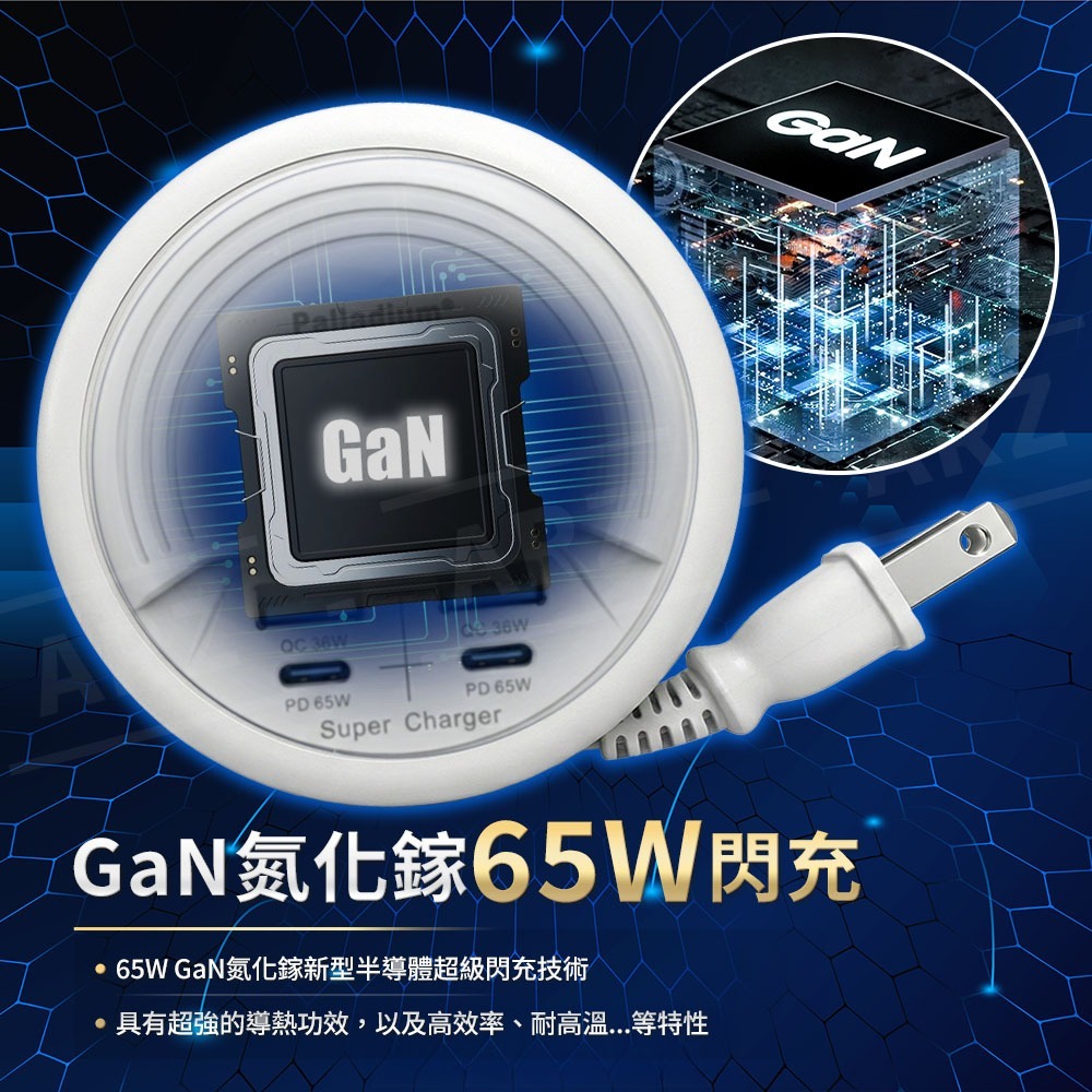 Palladium 收納式USB充電器【ARZ】【G203】35W PD快充 轉盤充電器 超級閃充電源供應器 萬國充電器-細節圖5