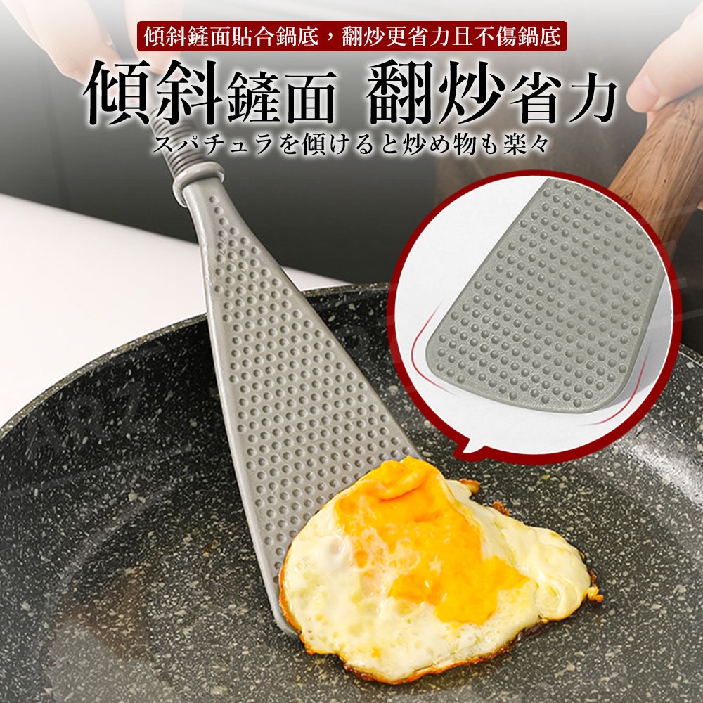 INOMATA 耐高溫炒飯鍋鏟【ARZ】【G193】日本製 耐熱鍋鏟 炒飯鏟 不沾鍋鏟 拌炒匙 炒菜鏟 廚具 可掛式鍋鏟-細節圖5