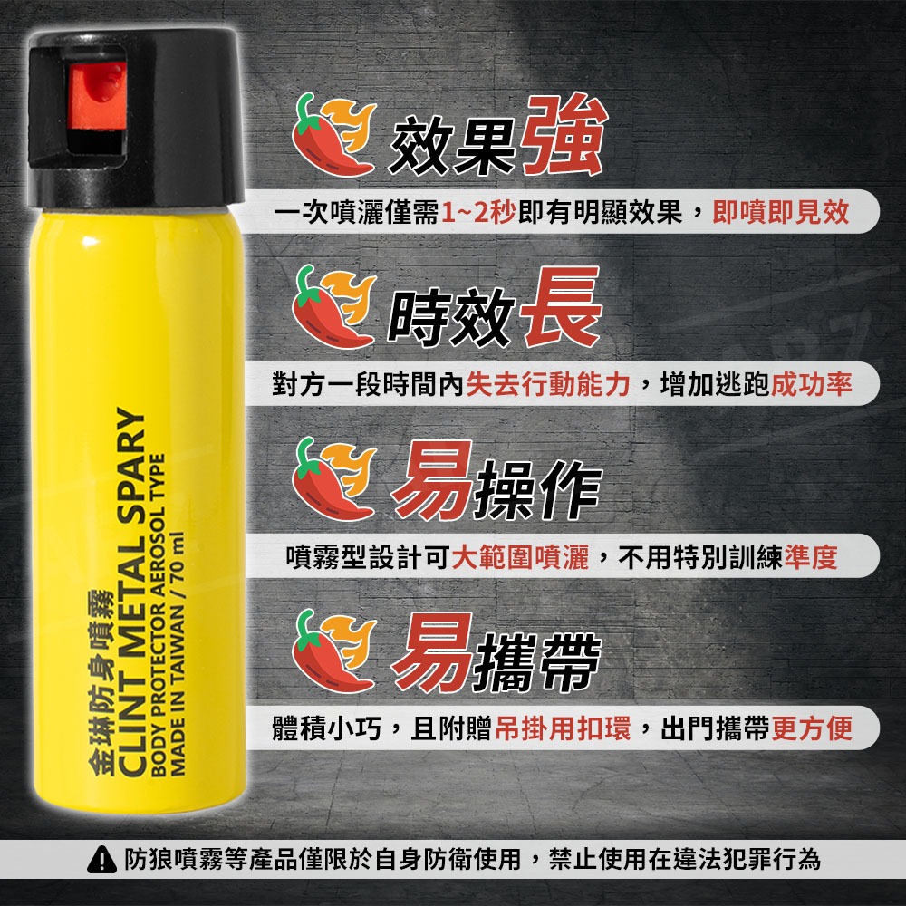防身噴霧【ARZ】【H312】台灣製 金琳 防狼噴霧劑 噴霧式 防狼噴霧 辣椒水 防身用品 防身辣椒水 辣椒水噴霧 防狼-細節圖8
