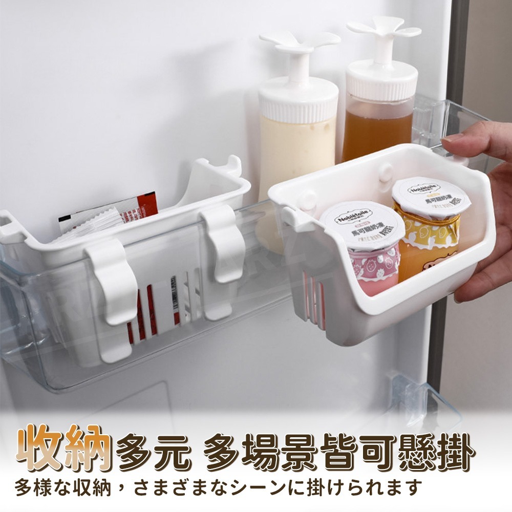 Inomata 懸掛式小物瀝水籃【ARZ】【H304】日本製 小物瀝水架 醬料包架 瓶蓋晾乾 瀝水籃 雜物收納 廚房收納-細節圖8