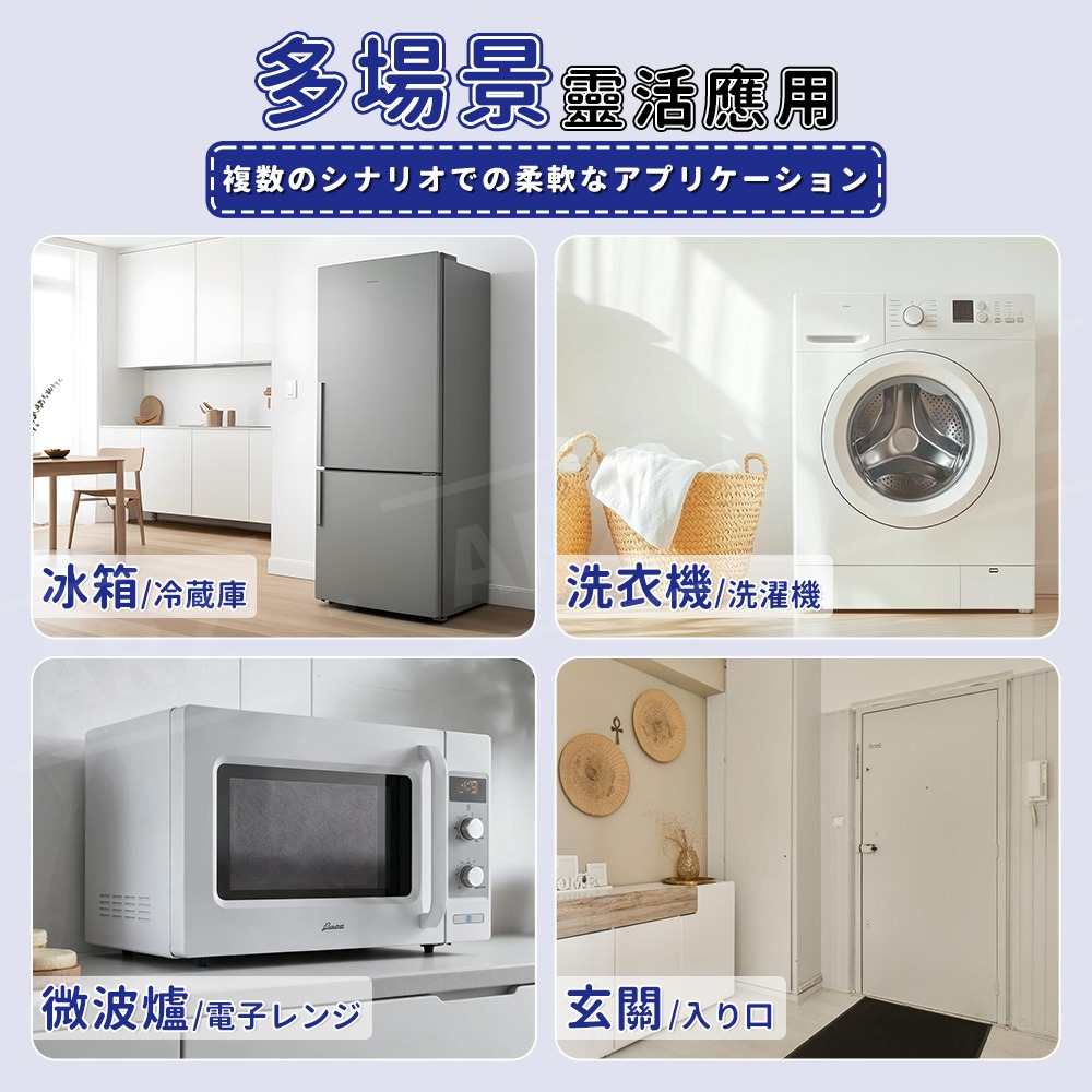 Inomata 磁吸式冰箱收納盒【ARZ】【H307】日本製 冰箱門貼 磁吸筆筒 冰箱掛勾 雜物收納 廚房收納 居家收納-細節圖7