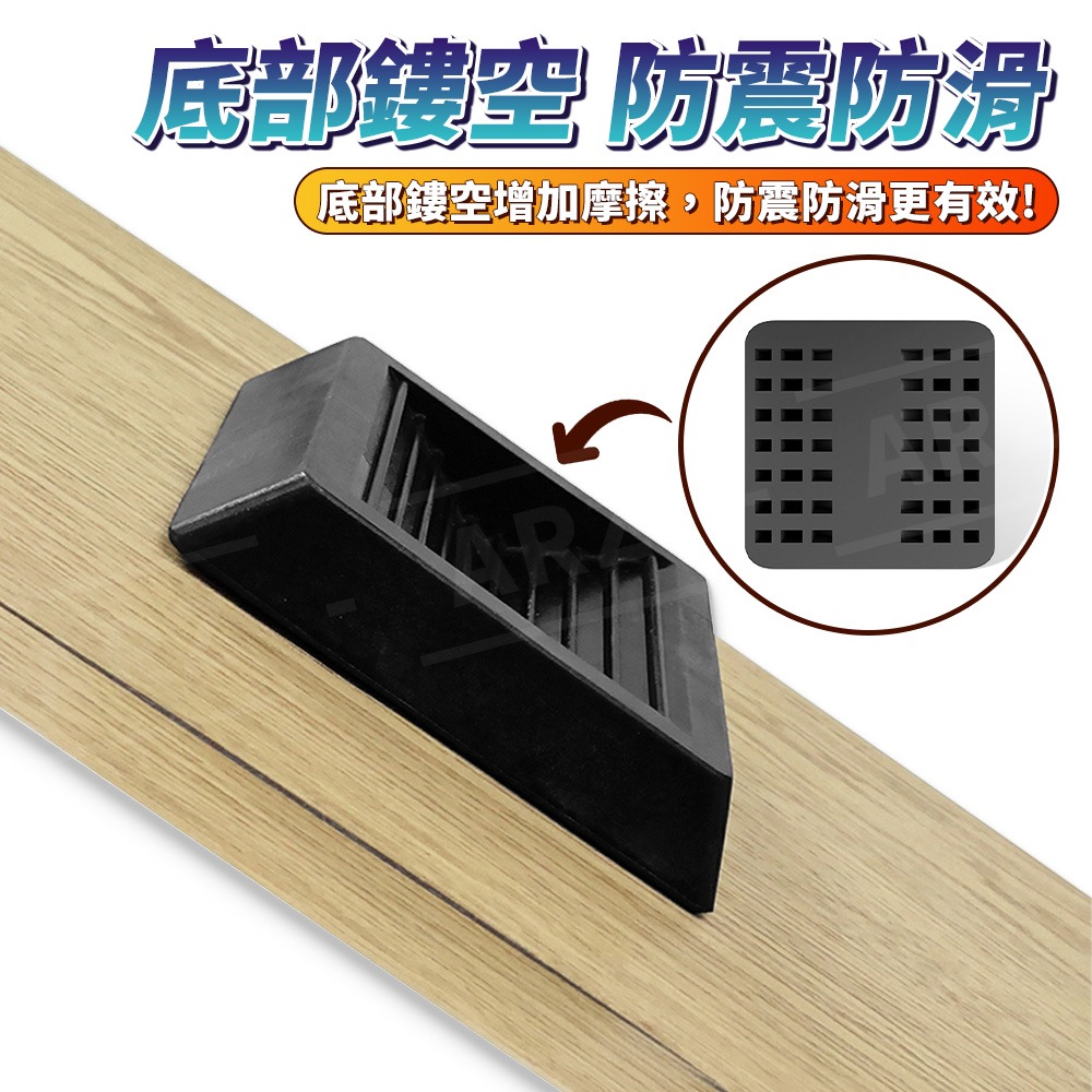 腳輪防滑墊【ARZ】【H325】辦公椅止滑 椅子固定墊 輪子固定器 靜音耐磨 地板保護墊 萬向輪固定 加厚橡膠 防刮耐磨-細節圖7