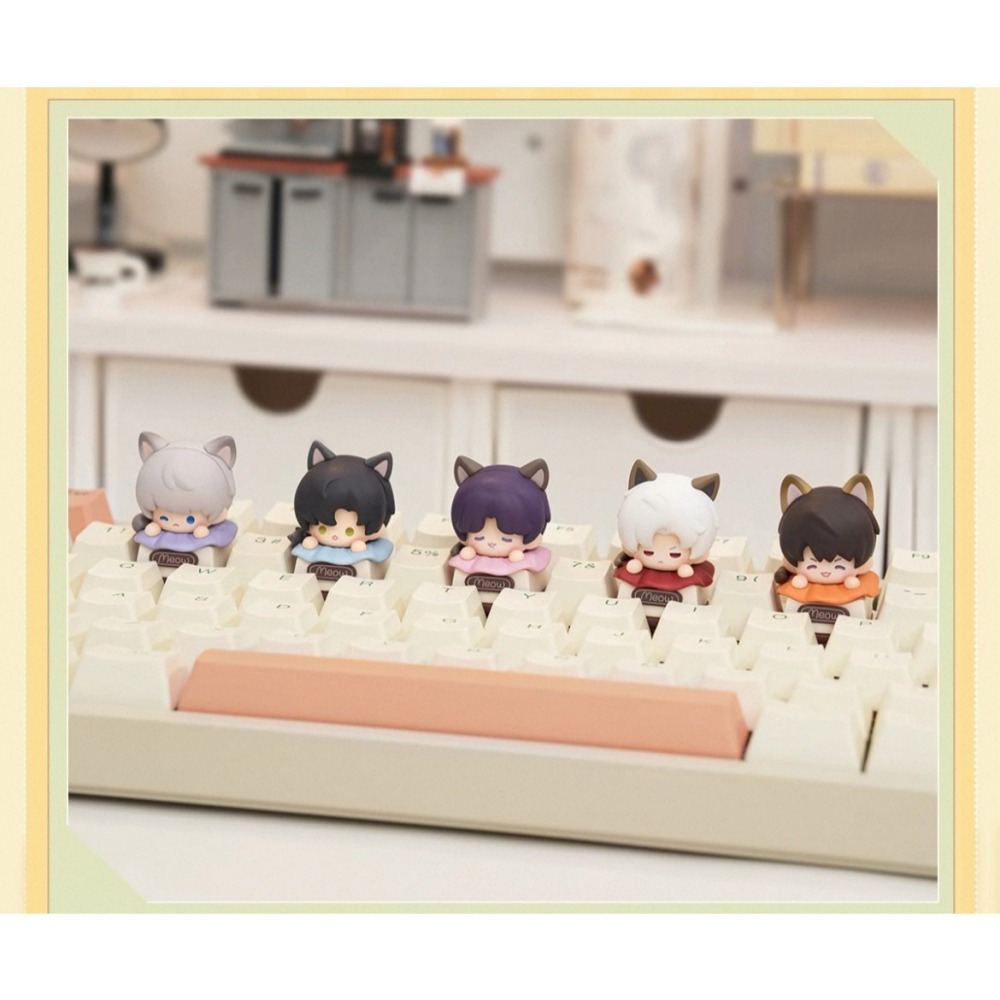 戀與深空-貓貓求帶走系列建帽【贈送貼紙】/夏以晝/秦徹/祁煜/沈星回-細節圖2