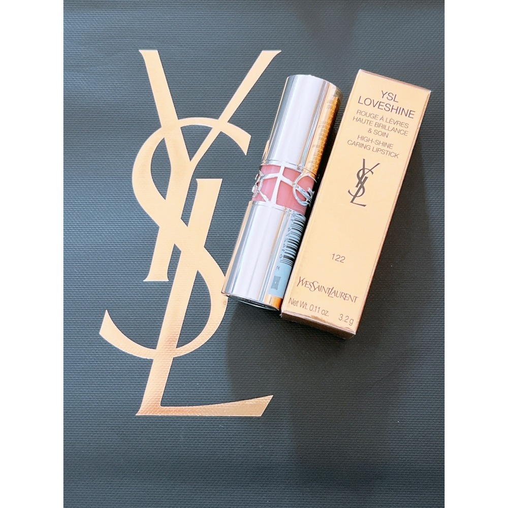 YSL 聖羅蘭 粉銀圓管 情挑誘光水唇膏 122/154/80/3B/5B 潤唇膏 色號之選 專櫃貨 銀粉管 新品 口紅-細節圖3