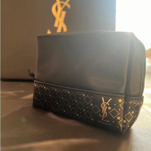 YSL 聖羅蘭 星空化妝包 (9*14*5cm) 專櫃貨 贈品包 全新