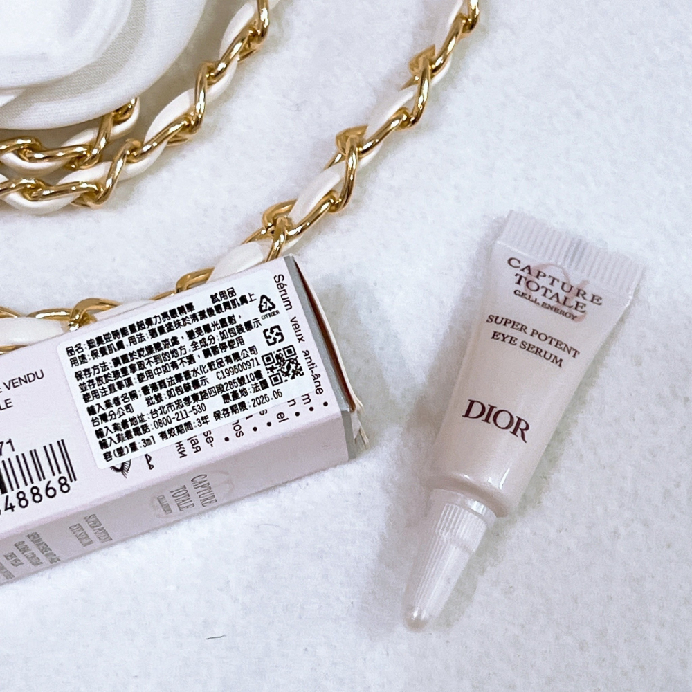 DIOR 迪奧 逆時能量超彈力亮眼精華 3ml 全新品 台灣專櫃貨 眼霜 逆時活氧亮眼膠原筆-細節圖2