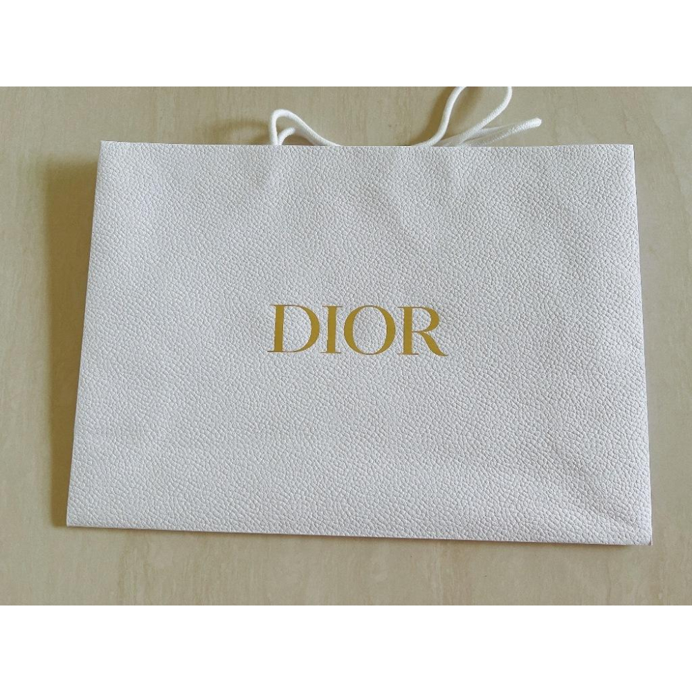 Dior 迪奧 紙袋 / 提袋 燙金 金燦凡爾賽 禮品袋 禮品盒 緞帶 彩帶 專櫃貨-細節圖3