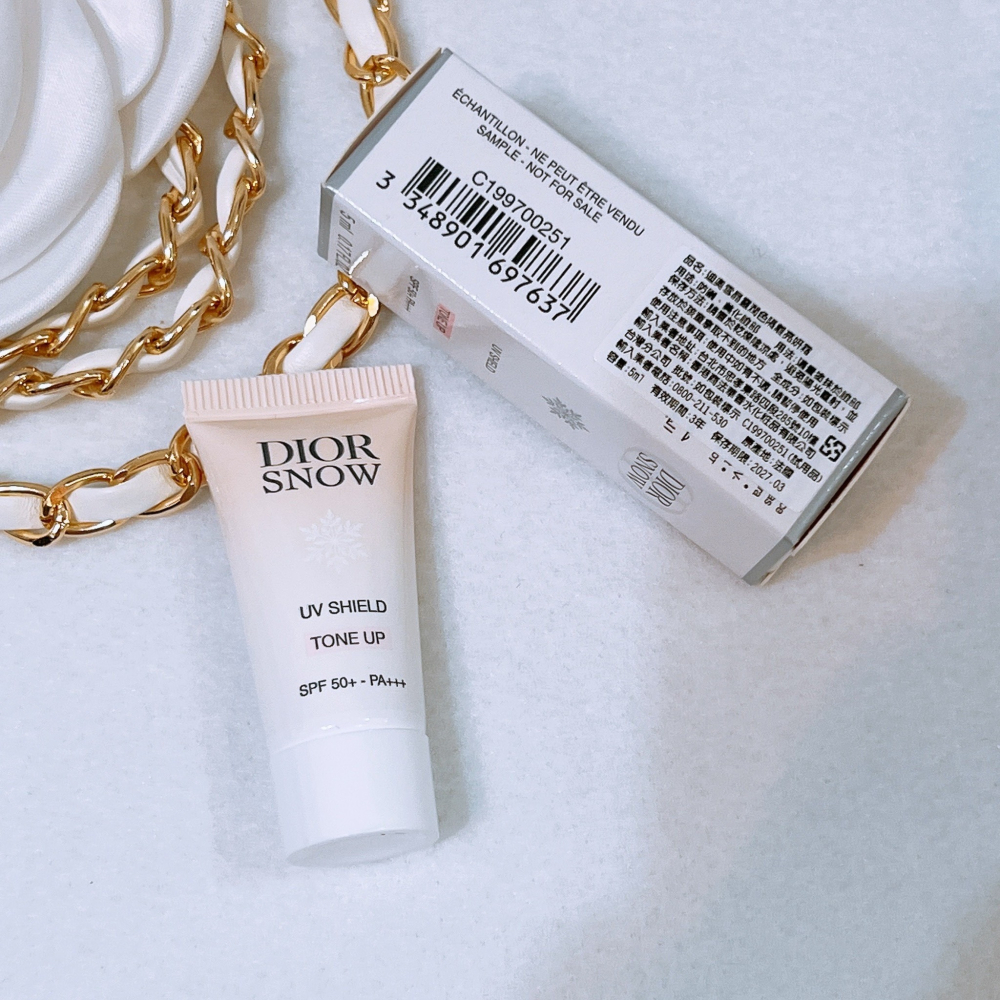 Dior 迪奧 雪晶靈潤色隔離亮妍霜 雪精靈潤色隔離妝前乳 5ml 專櫃貨 全新品 防曬 修色 隔離-細節圖2