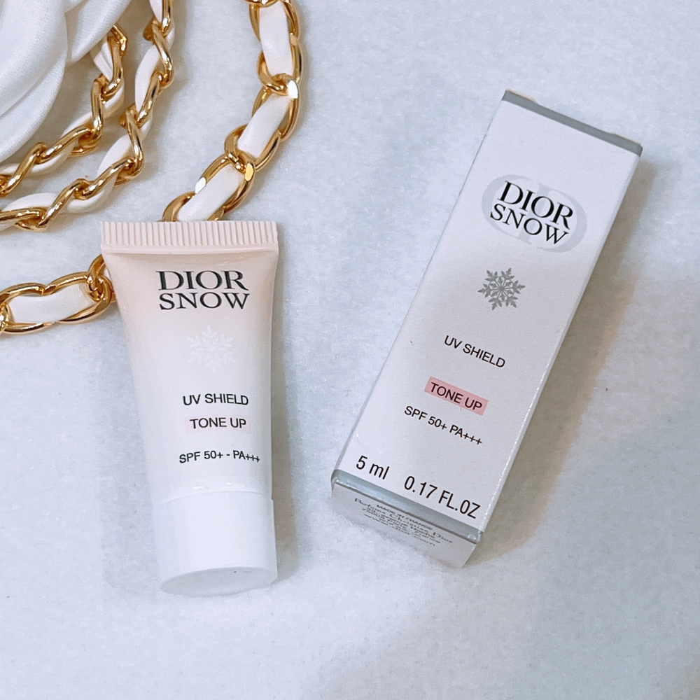 Dior 迪奧 雪晶靈潤色隔離亮妍霜 雪精靈潤色隔離妝前乳 5ml 專櫃貨 全新品 防曬 修色 隔離-細節圖4