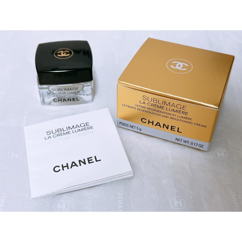 CHANEL 香奈兒 奢華金燦煥白乳霜 5ml 專櫃貨 臉霜 淨白-細節圖3