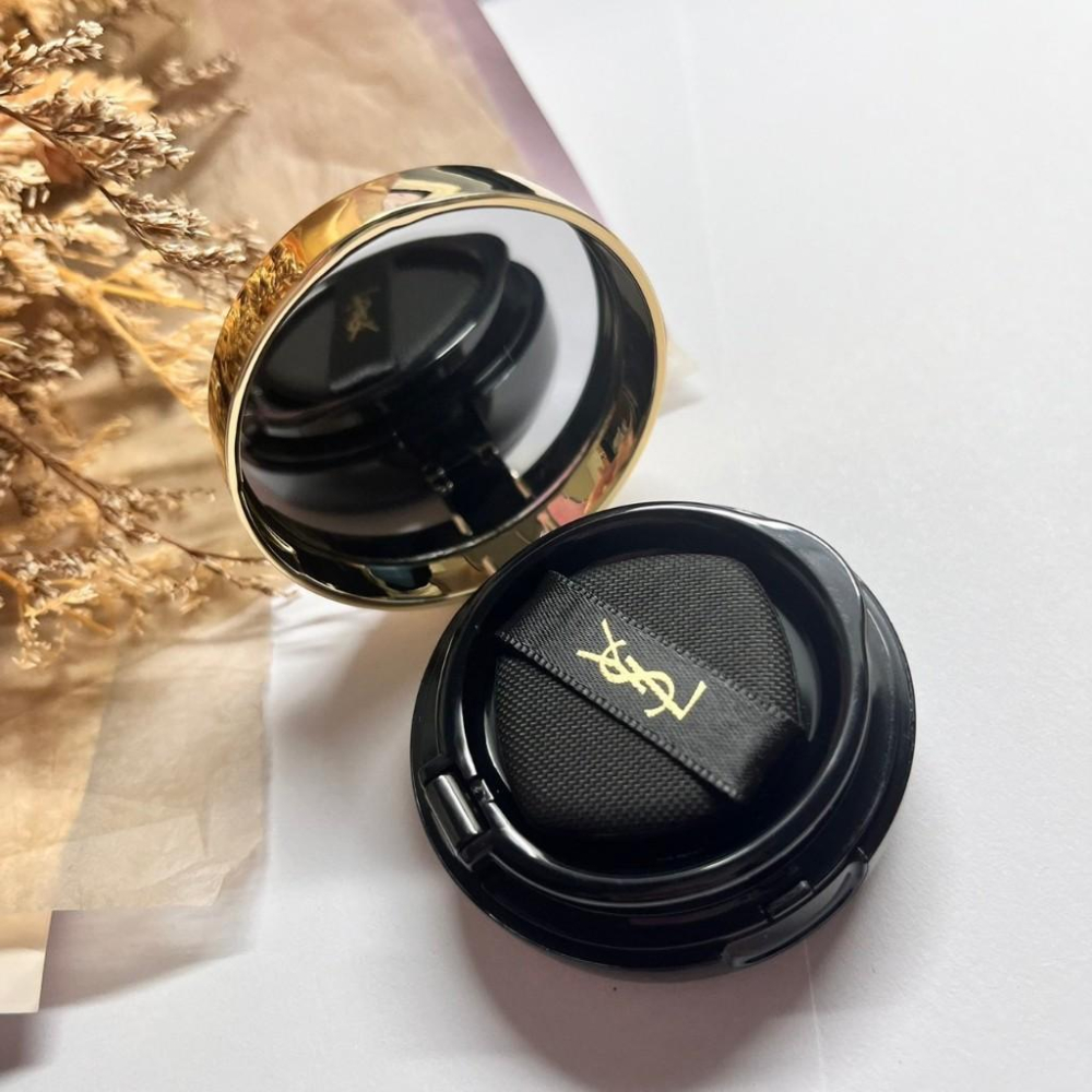 YSL 聖羅蘭 恆久完美霧光氣墊粉餅 5g 超模光感精華水氣墊 黑氣墊 粉氣墊 粉底-細節圖3