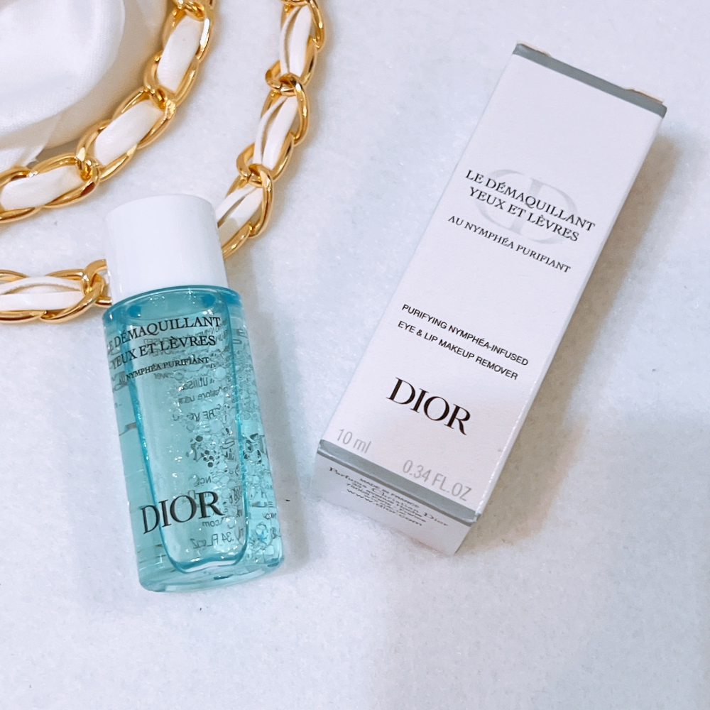 Dior迪奧 極淨舒緩眼唇卸妝液 10ml 專櫃貨 全新 卸妝乳 卸眼唇液-細節圖3