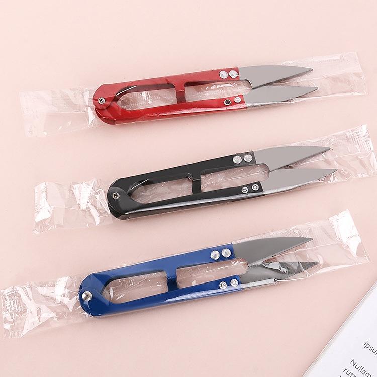 小剪刀 裁縫剪刀 彈簧小剪刀 修線剪刀 U型剪刀【高山兄弟】【H276】紗線剪刀 十字繡剪刀 縫紉剪刀 線頭剪刀-細節圖7