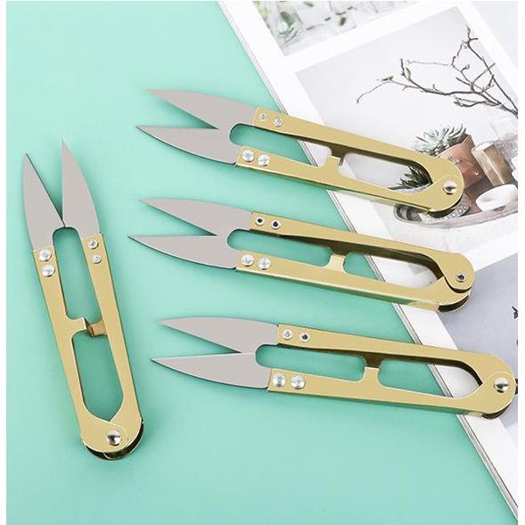 小剪刀 裁縫剪刀 彈簧小剪刀 修線剪刀 U型剪刀【高山兄弟】【H276】紗線剪刀 十字繡剪刀 縫紉剪刀 線頭剪刀-細節圖8