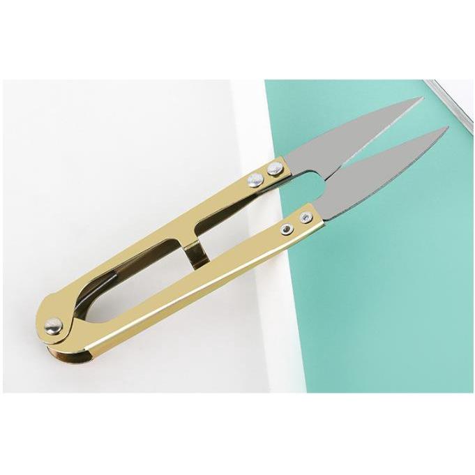 小剪刀 裁縫剪刀 彈簧小剪刀 修線剪刀 U型剪刀【高山兄弟】【H276】紗線剪刀 十字繡剪刀 縫紉剪刀 線頭剪刀-細節圖9