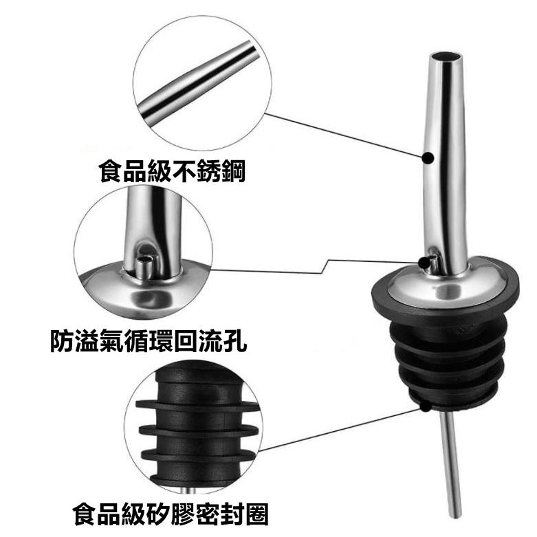 高級酒嘴 不銹鋼倒酒器 台灣現貨【高山兄弟】【K1241】酒嘴 不銹鋼酒嘴 調酒器 調酒嘴 倒酒器 瓶塞 導流器-細節圖5