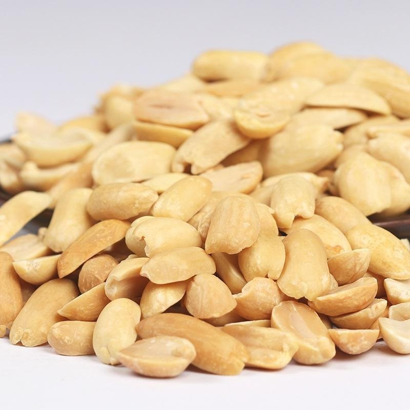 熱銷 熟花生片 現炒花生 原味花生 無鹽低溫焙炒 熟花生片 燒仙草花生 花生碎粒 花生粉 牛軋糖花生粒 花生仁 一斤-細節圖5