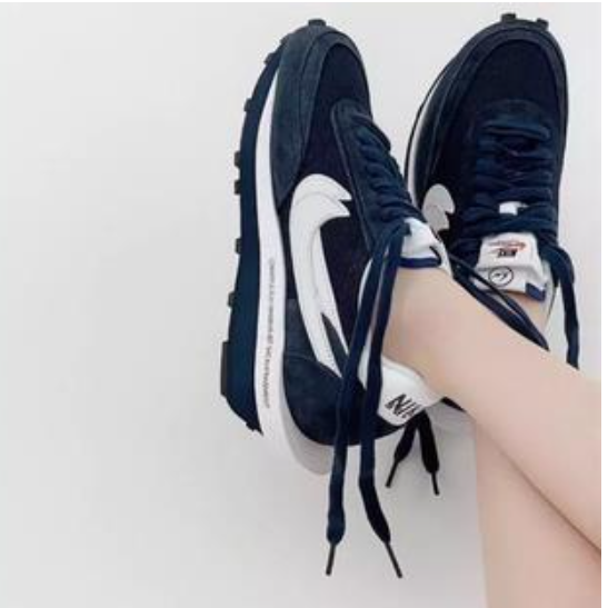 Sacai X Fragment Design X Nike 三方聯名 白灰深藍 DH2684-001/4三方聯名藤原浩-細節圖4