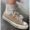 韓國🇰🇷連線 CONVERSE 70s 1970 奶茶色 三星標 低筒 帆布鞋 高筒168505C 168504C-規格圖11