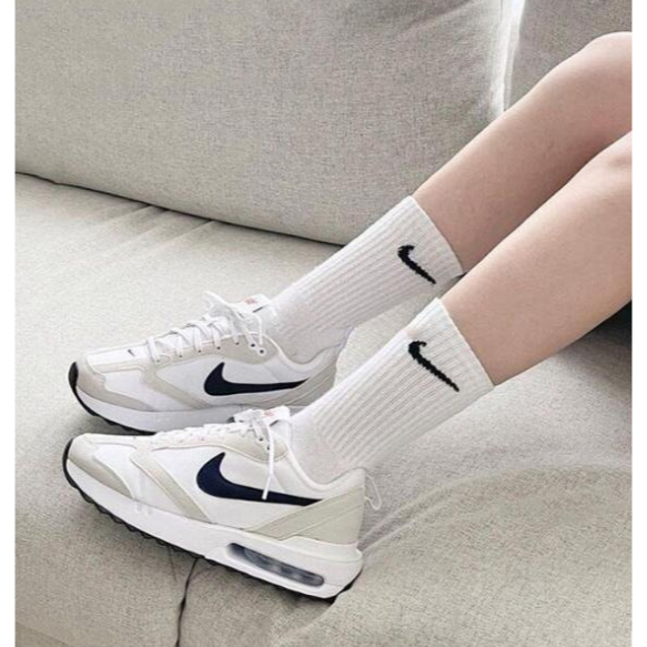 韓國直達 代NIKE AIR MAX DAWN 米灰色 淡紫 黑白 氣墊鞋 運動鞋 休閒鞋 男女鞋 DH5131-100-細節圖10