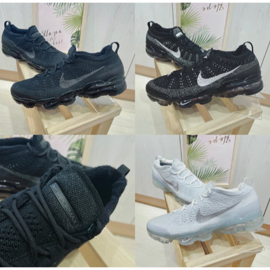 韓國直達 代購Nike Air Vapormax 全黑 黑魂 初代 大氣墊 手工編織 男鞋 女鞋 緩震透氣 運動-細節圖6