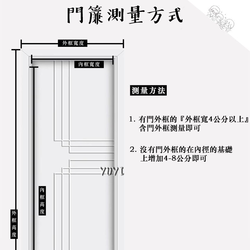 防蚊門簾｜金剛網全磁條側開門防蚊門簾 防蚊門簾 靜音防蚊門簾 側開門防蚊門簾 門簾-細節圖10